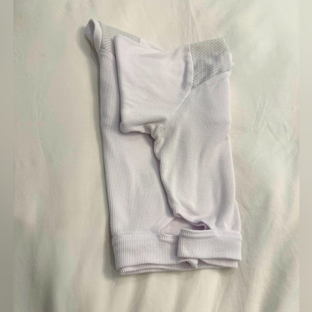 Blanc Noir ribbed long sleeve crop top - Picture 6 of 11